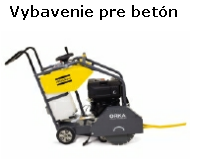 Stavebná technika Zvolen - vybavenie pre betón